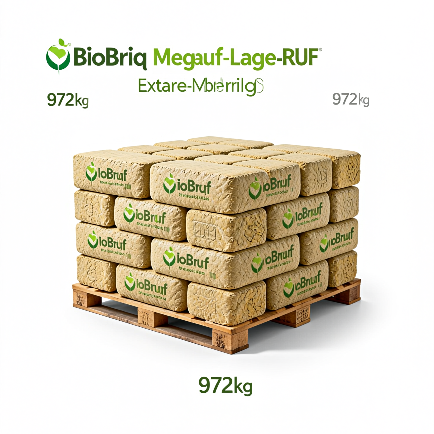 Briquetas BioBriq MegaRuf - Palet 972kg