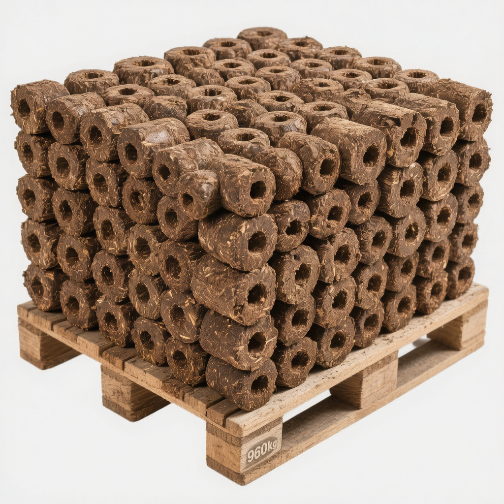 Briquetas Nestro Cilíndricas - Palet 960kg