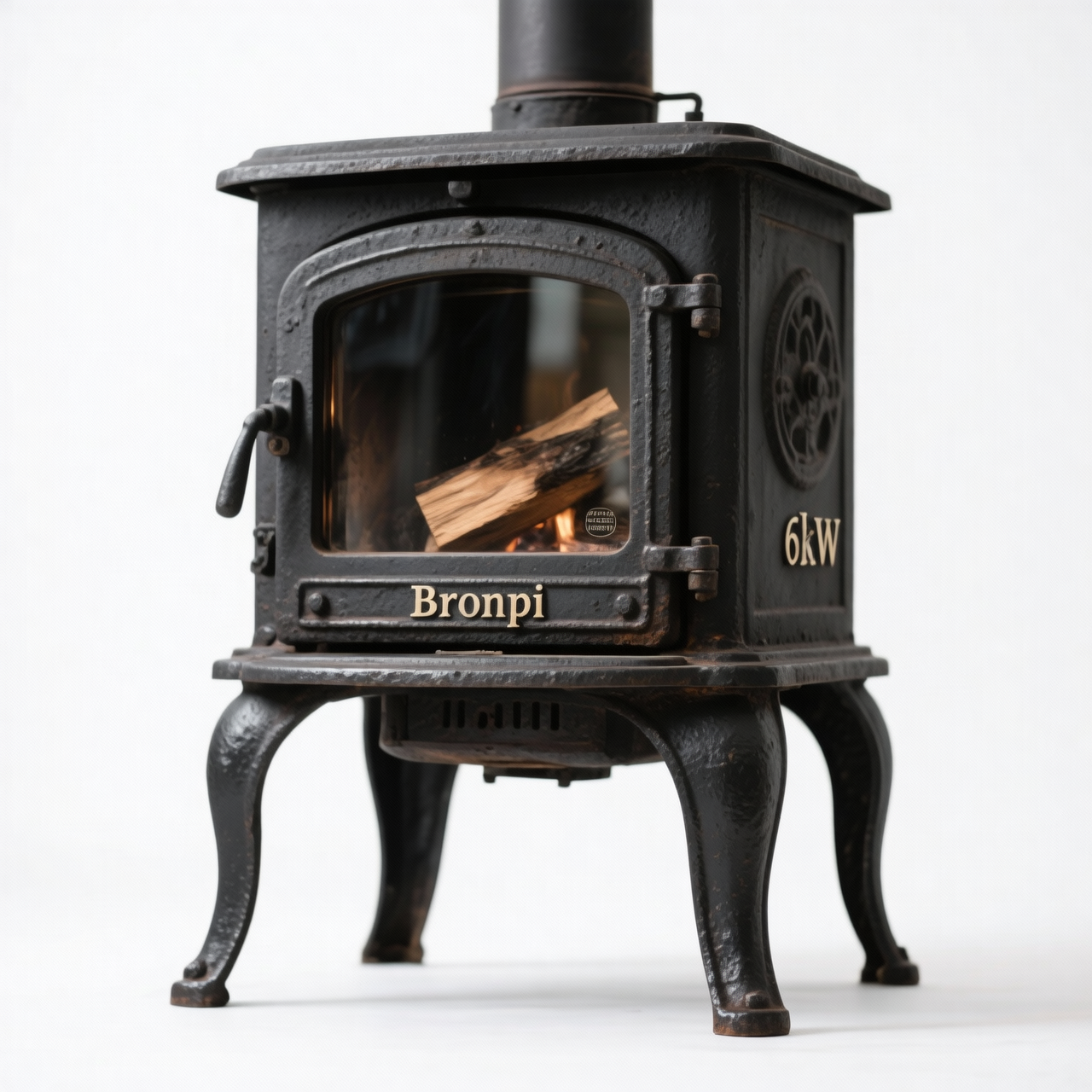 Estufa de Leña Bronpi 6 kW - Hierro Fundido