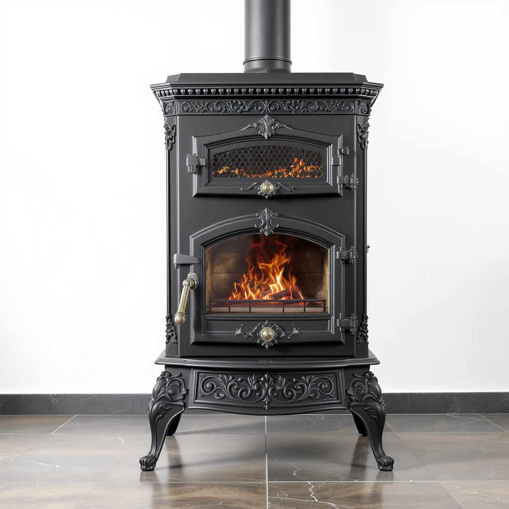 Estufa de Leña Juan Panadero Gourmet 7 kW - Con Horno