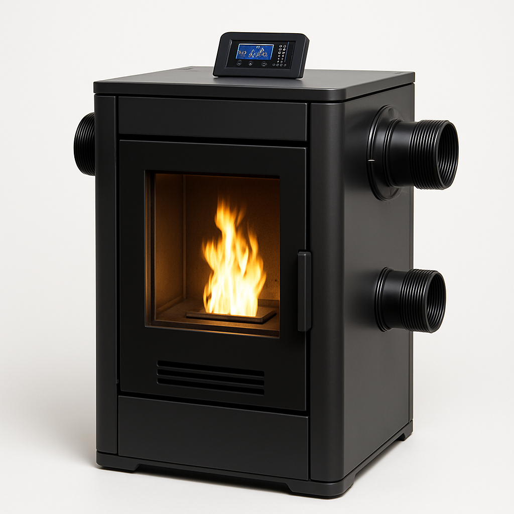 Estufa de Pellets 10 kW Canalizable - 2 Habitaciones