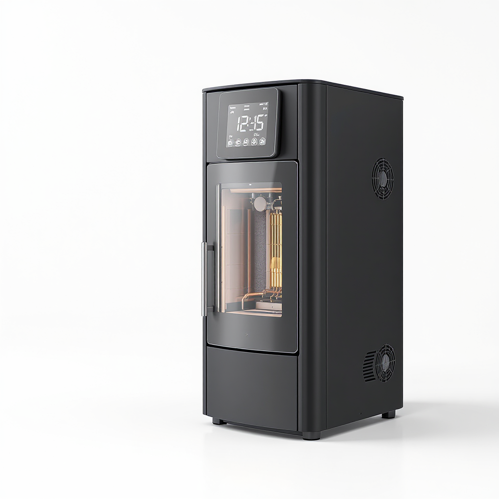 Estufa de Pellets 12 kW Hermética - Casa Pasiva