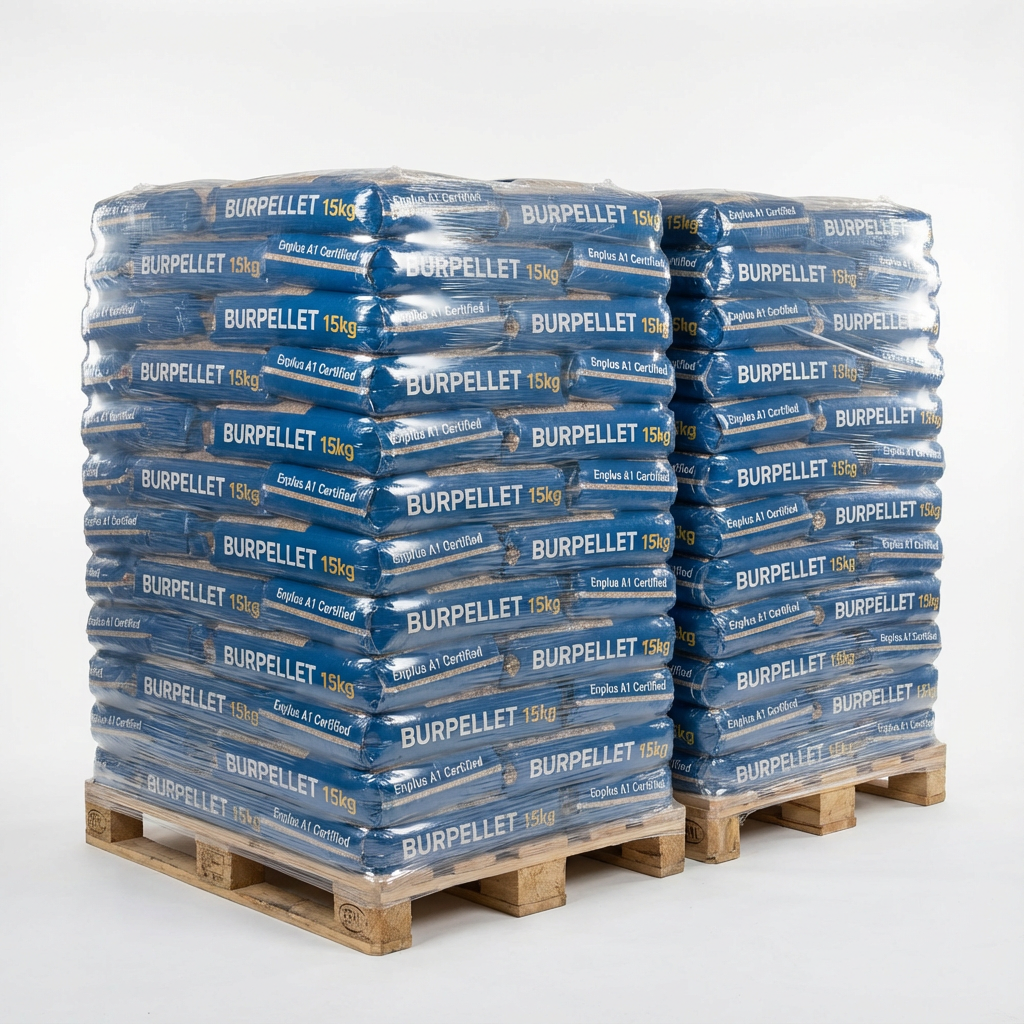 Pellets Enplus BURPELLET - 2 Palets (2160kg) ENVÍO GRATIS