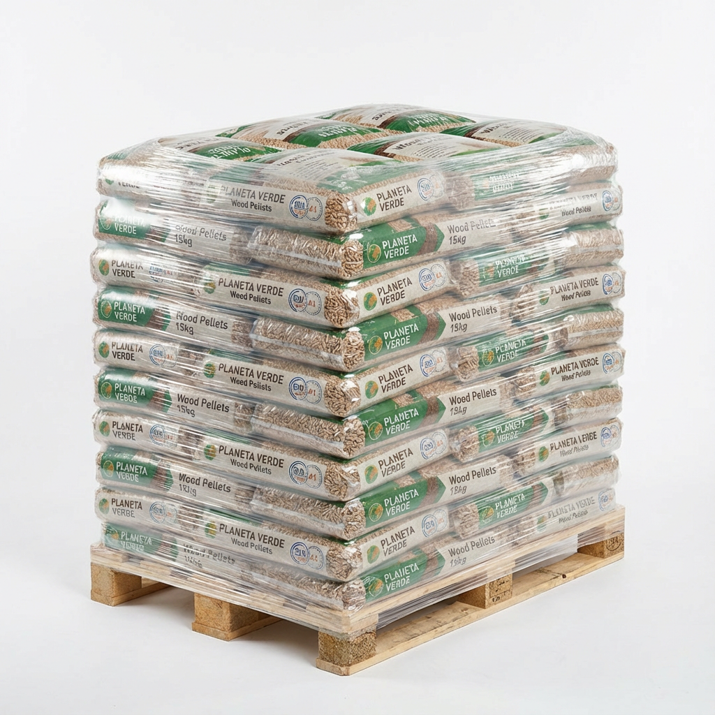 Pellets ENplus A1 PLANETA VERDE - Palet Grande (990kg)